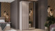 Миниатюра изображения товара Шкаф-купе ТриЯ Оскар Хилтон Т2 1200 / 271035 (ручка серебро/кашемир/кашемир сатин)