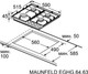 Миниатюра изображения товара Газовая варочная панель Maunfeld EGHG.64.63CDGR/G