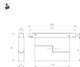 Миниатюра изображения товара Трековый светильник Arlight MAG-ORIENT-FLAT-FOLD-S195-6W Warm3000 BK 80deg / 034660(1)