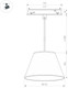 Миниатюра изображения товара Трековый светильник Arlight MAG-ORIENT-OLLAS-HANG-5W Warm3000 BK-GR 80deg / 037371