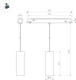 Миниатюра изображения товара Трековый светильник Arlight MAG-ORIENT-SPOT-HANG-R45-12W Warm3000 WH 24deg / 035831