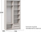 Миниатюра изображения товара Шкаф-купе ТриЯ Оскар Т2 1200 / 271150 (ручка белая/кашемир)
