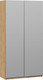 Миниатюра изображения товара Шкаф-купе ТриЯ Оскар Т2 1200 / 271183 (ручка серебро/дуб крафт золотой)