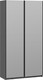 Миниатюра изображения товара Шкаф-купе ТриЯ Оскар Т2 1200 / 271156 (ручка черная/серый графит)