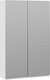 Миниатюра изображения товара Шкаф-купе ТриЯ Оскар Т2 1400 / 271167 (ручка серебро/белый снег)