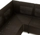 Миниатюра изображения товара Комплект садовой мебели Springhouse Corfu Relax NCC4+1BR (коричневый)