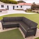 Миниатюра изображения товара Комплект садовой мебели Springhouse Corfu Relax NCC4+1BR (коричневый)