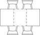 Миниатюра изображения товара Обеденный стол Notta Лиман 120х80 / 615153 (бетон светлый/черный матовый)