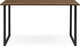 Миниатюра изображения товара Обеденный стол Notta Лиман 140х80 / 615156 (дуб крафт табачный/черный матовый)