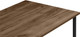 Миниатюра изображения товара Обеденный стол Notta Лиман 140х80 / 615156 (дуб крафт табачный/черный матовый)