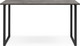 Миниатюра изображения товара Обеденный стол Notta Лиман 140х80 / 615157 (бетон светлый/черный матовый)