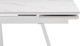 Миниатюра изображения товара Обеденный стол Notta Памелла 140/200х80 / 617086 (белый мрамор alpin white /snow white/белый)