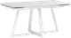 Миниатюра изображения товара Обеденный стол Notta Памелла 140/200х80 / 617086 (белый мрамор alpin white /snow white/белый)