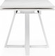 Миниатюра изображения товара Обеденный стол Notta Памелла 140/200х80 / 617086 (белый мрамор alpin white /snow white/белый)