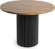 Миниатюра изображения товара Обеденный стол Notta Барел 100 / 615166 (орех кантри/черный)