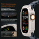 Миниатюра изображения товара Защитный чехол для умных часов Spigen Rugged Armor для Apple Watch Ultra 12 49мм / ACS07381 (Dune Beige)