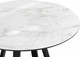Миниатюра изображения товара Обеденный стол Woodville Норфолк 100 / 588040 (белый мрамор/черный)