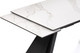 Миниатюра изображения товара Обеденный стол Woodville Ливи 140-200х80х78 / 532400 (белый мрамор/черный)