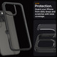 Миниатюра изображения товара Чехол-накладка Spigen Ultra Hybrid для iPhone 16 Pro Max / ACS07996 (Matte Black)