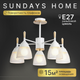 Миниатюра изображения товара Люстра Sundays Home R-25 / 6211 (с лампами Е27 12W 4100K 5шт)