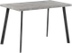 Миниатюра изображения товара Обеденный стол Notta Тринити Лофт 120 25 мм / 489616 (бетон/черный матовый)
