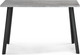Миниатюра изображения товара Обеденный стол Notta Тринити Лофт 120 25 мм / 489616 (бетон/черный матовый)