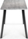 Миниатюра изображения товара Обеденный стол Notta Тринити Лофт 120 25 мм / 489616 (бетон/черный матовый)