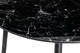 Миниатюра изображения товара Обеденный стол Woodville Кловис / 462138 (черный мрамор/черный)