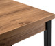 Миниатюра изображения товара Обеденный стол Woodville Оригон / 368665 (дуб горный/черный матовый)