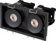 Миниатюра изображения товара Точечный светильник Arlight CL-SIMPLE-S148x80-2x9W Warm3000 BK 45deg / 028151