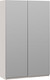 Миниатюра изображения товара Шкаф-купе ТриЯ Оскар Т2 1400 / 271168 (ручка серебро/кашемир)