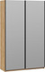 Миниатюра изображения товара Шкаф-купе ТриЯ Оскар Т2 1400 / 271190 (ручка черная/дуб крафт золотой)