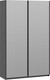Миниатюра изображения товара Шкаф-купе ТриЯ Оскар Т2 1400 / 271172 (ручка черная/серый графит)