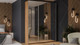 Миниатюра изображения товара Шкаф-купе ТриЯ Оскар Т2 1800 / 271186 (ручка серебро/дуб крафт золотой)