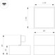 Миниатюра изображения товара Точечный светильник Arlight DL-GRIGLIATO-S90x90-12W Day4000 WH 90deg / 038335