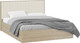 Миниатюра изображения товара Каркас кровати ТриЯ Сэнди Тип 2 160x200 / 211.007.000 (вяз благородный/велюр бежевый)