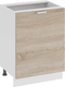 Миниатюра изображения товара Шкаф-стол кухонный ТриЯ Гранита 1Н6 с одной дверью (белый/дуб сонома)