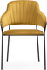Миниатюра изображения товара Стул Woodville Инклес / 483856 (желтый/черный глянец)