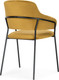 Миниатюра изображения товара Стул Woodville Инклес / 483856 (желтый/черный глянец)