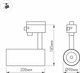 Миниатюра изображения товара Трековый светильник Arlight LGD-GERA-4TR-R90-30W White6000 BK 24deg / 034373