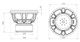 Миниатюра изображения товара Головка сабвуфера Swat HLG-P15D2