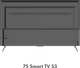 Миниатюра изображения товара Телевизор Haier 75 Smart TV S3 (Android TV)
