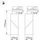 Миниатюра изображения товара Трековый светильник Arlight LGD-TWIST-TRACK-4TR-S60x60-12W Day4000 BK 30deg / 026760(1)