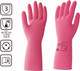 Миниатюра изображения товара Перчатки хозяйственные HQ Profiline Латексные многоразовые / 73582 (M, красный)