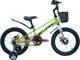 Миниатюра изображения товара Детский велосипед Tech Team Oxic 16 / NN014188 (зеленый, разобранный, в коробке)