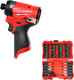 Миниатюра изображения товара Аккумуляторный шуруповерт Milwaukee M12 FID2-0 + Набор бит / 4933479876P42F