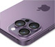 Миниатюра изображения товара Набор защитных стекол для телефона Spigen Optik Ez Fit Camera Pr. iPhone 14 Pro/14 Pro Max / AGL05597 (2шт, темно-фиолетовый)