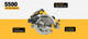 Миниатюра изображения товара Профессиональная дисковая пила DeWalt DCS570P2