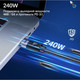 Миниатюра изображения товара Кабель Orico CC240-20-05-BK-BP (0.5м, черный)