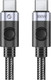 Миниатюра изображения товара Кабель Orico C2CZ-15-BK-BP (1.5м, черный/серебристый)